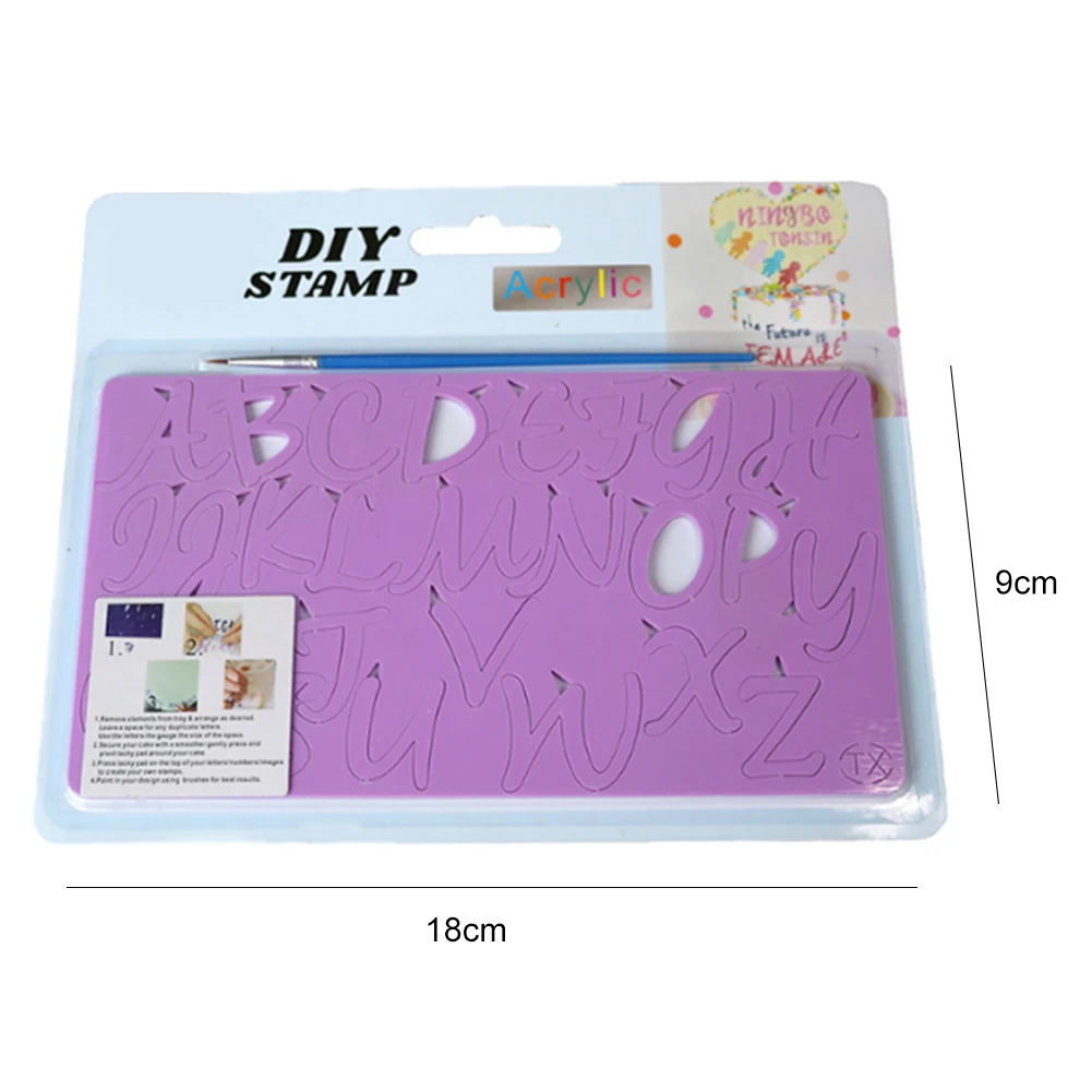 Формы для букв треугольный Алфавит силиконовая форма выпечки Кекс Украшение