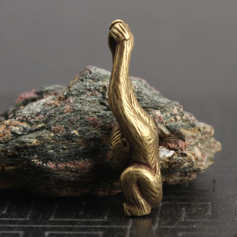 Мини-фигурка обезьяны латунная статуя животного украшение для дома гостиной |