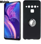 Чехол для TCL Plex, металлический кольцевой держатель, подставка, ударопрочный бампер, мягкий чехол из ТПУ с кронштейном для TCL Plex T780H 6,53 дюйма, чехлы