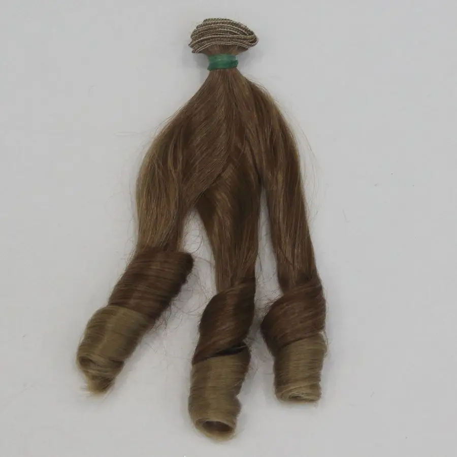 BJD/SD/Blyth/американские парики аксессуары 1 шт. 20*100 см синтетические волокна кудрявые Натуральные Цветные наращивания волос для кукол DIY кукольные волосы - Цвет: 1