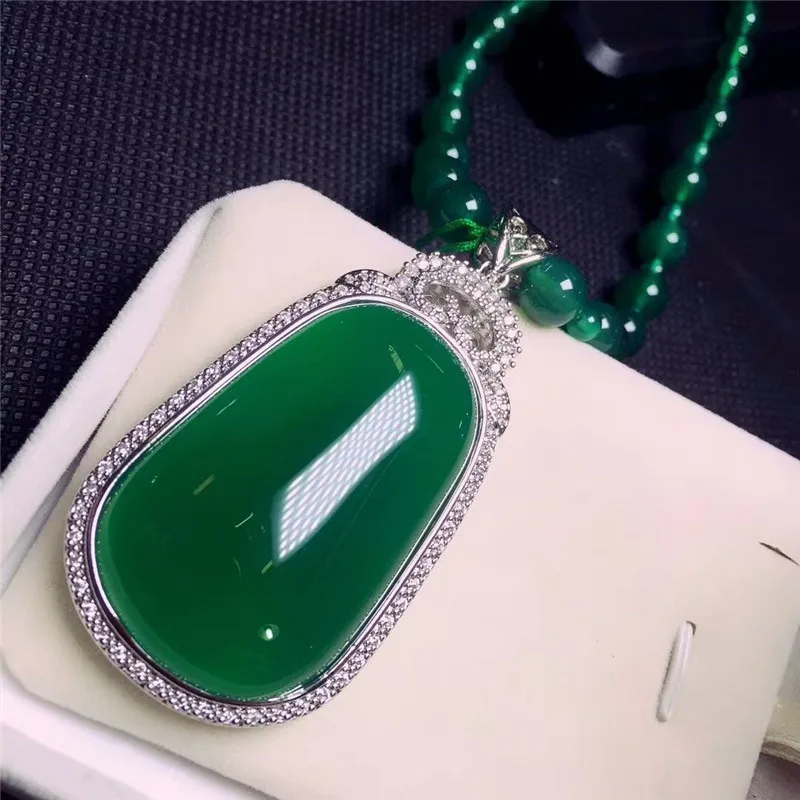 LETSFUN изящные ювелирные изделия 925 серебро инкрустированный натуральный зеленый