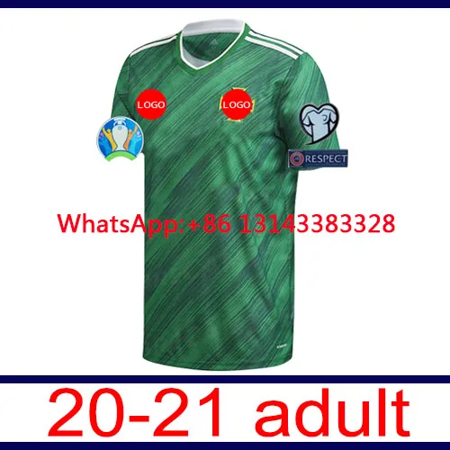 

20-21 Northern Free shipping 2020 Ireland adult 2021 Best quality Top Best custom shirt