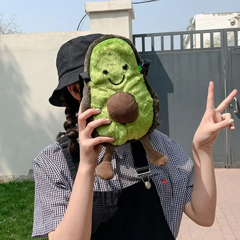 Женская сумка через плечо THINKTHENDO милая сумка-тоут в форме авокадо