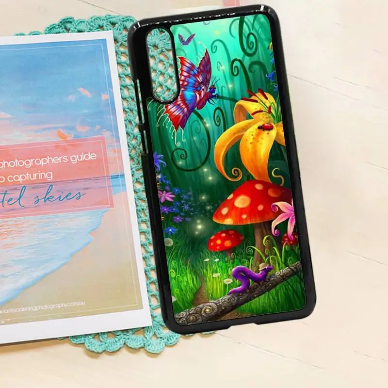 

Mushroom Psychedelic Art Phone Cases PC for iPhone 11 12 pro XS MAX 8 7 6 6S Plus X 5S SE 2020 XR