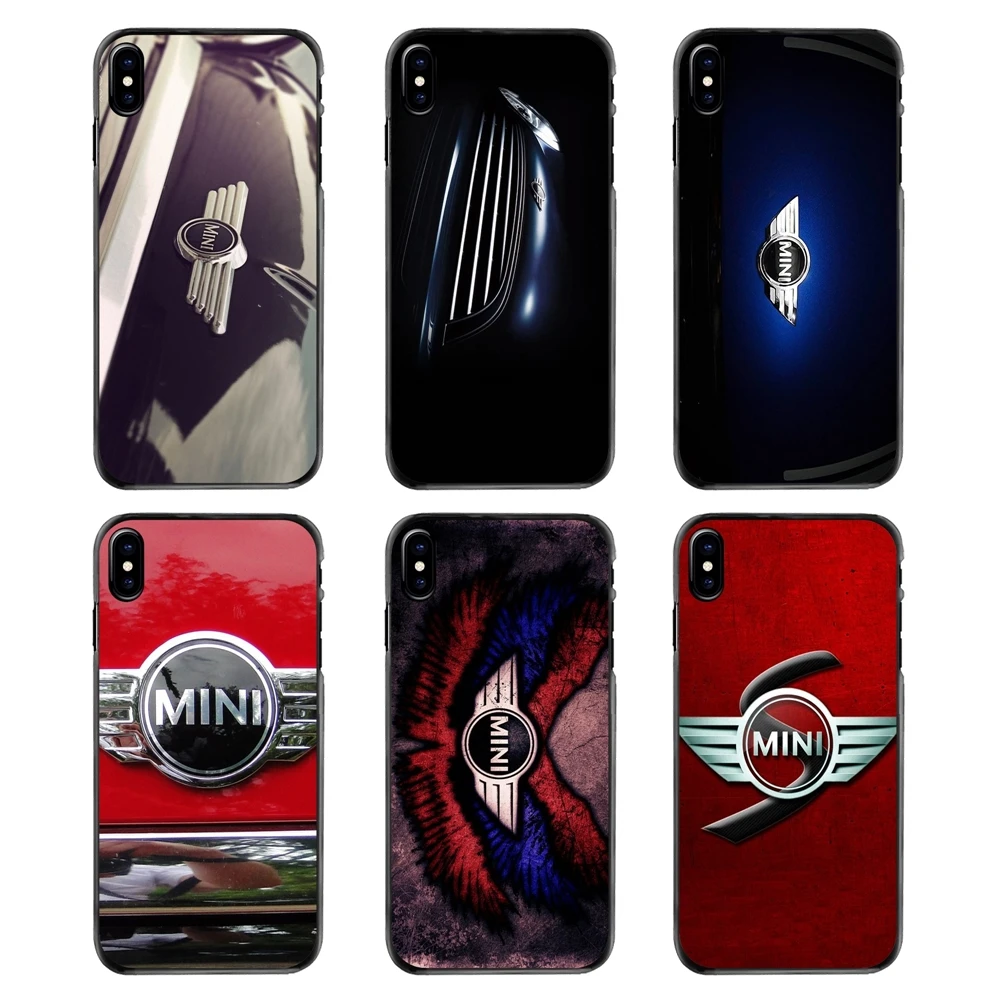 Для iPhone 4 4S 5 5S 5C SE 6 6S 7 8 Plus X XR XS Max iPod Touch UK mini cooper jcw логотип полосы печати аксессуары