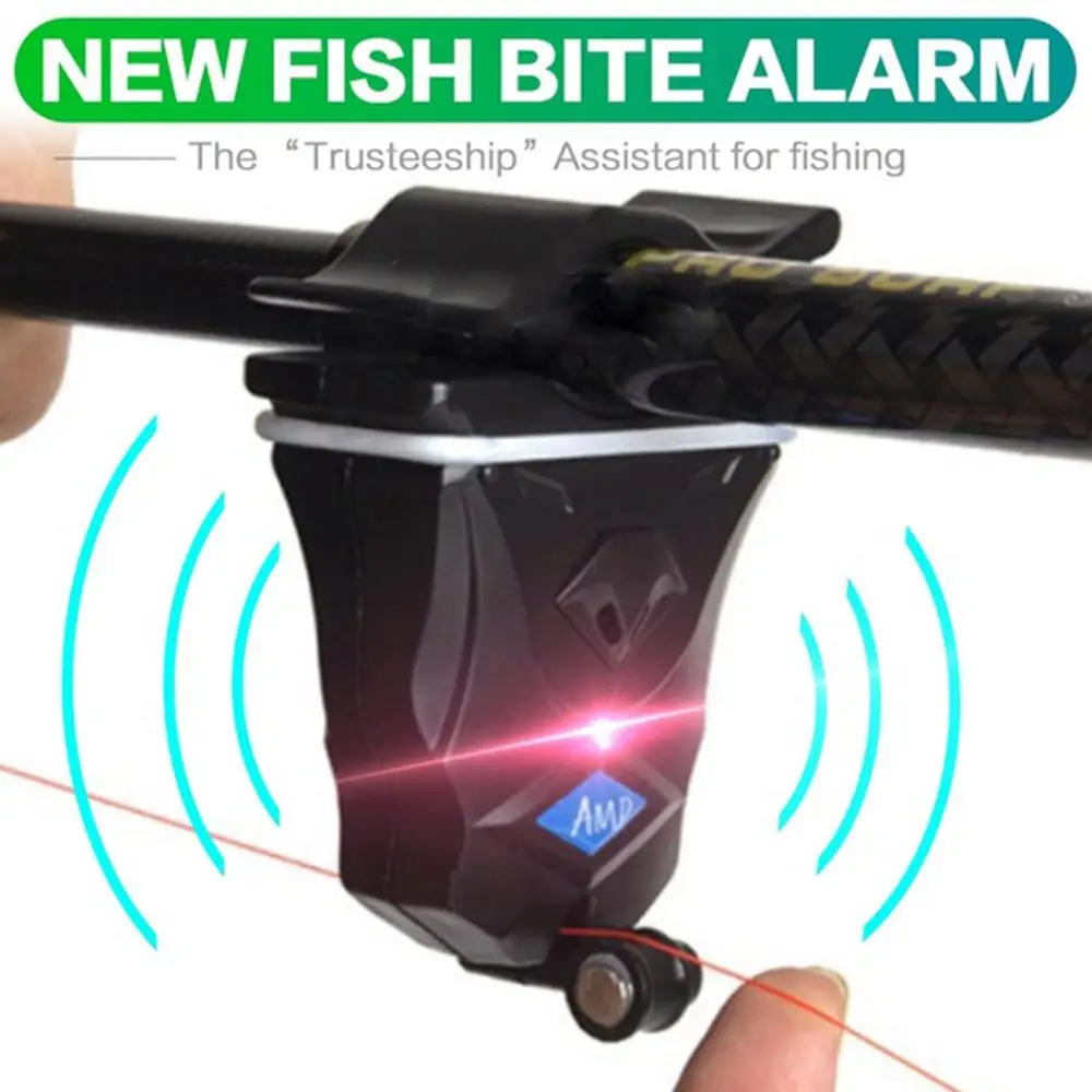 

Fishing Bite Drop Shipping Running LED Fish Alarm Fishing Bell Light Lure Sound ABS Bells