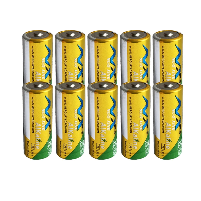 

10Pcs 1.5V N Size LR 1 Alkaline Dry Battery LR1 AM5 E90 AM5 MN9100 15A 910A Batteries for Toys Speaker Bluetooth Players Walkman