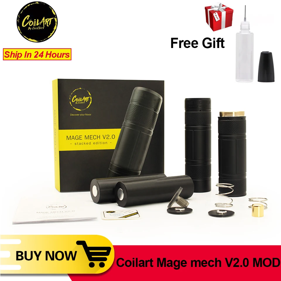 Оригинальный Coilart Mage Mech V2.0 штабелированное издание мод 510 резьба механический