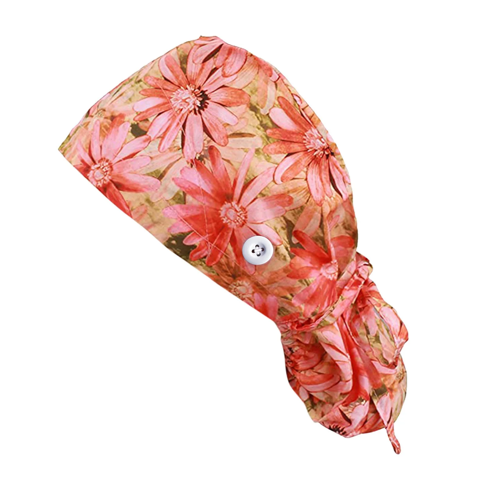 

Unisex Scrubs Work Hats Beauty Salon Work Caps Printing Pet Caring Hats Cute Cotton Elastic Scrubs Caps Pet Hats Accessories