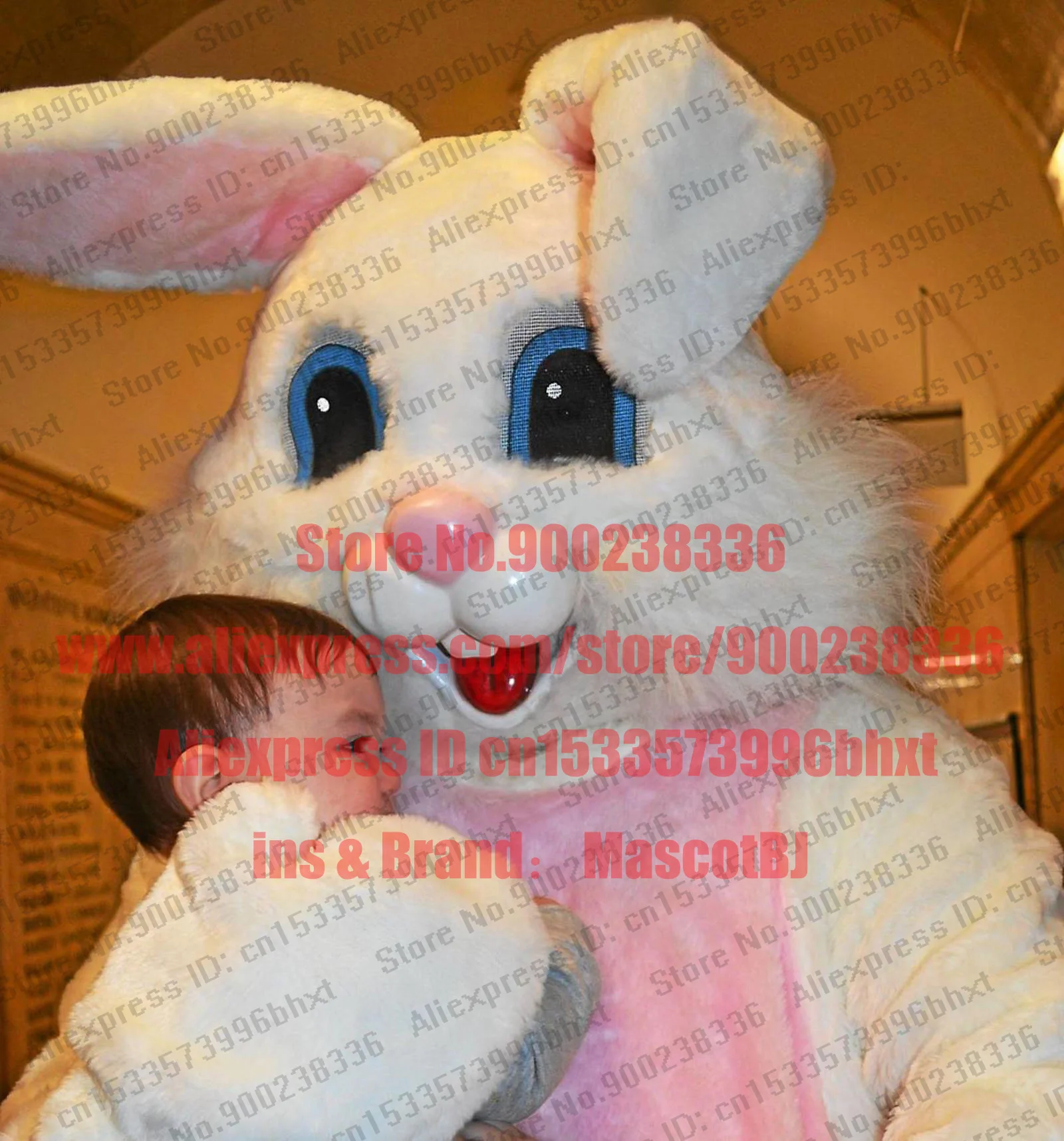 Кролик костюм талисмана взрослый персонажа из мультфильма привлекают клиентов