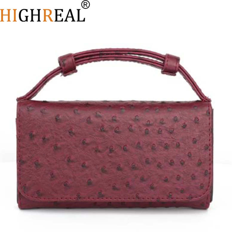 Женский Повседневный клатч из натуральной бычьей кожи дизайнерская Модная