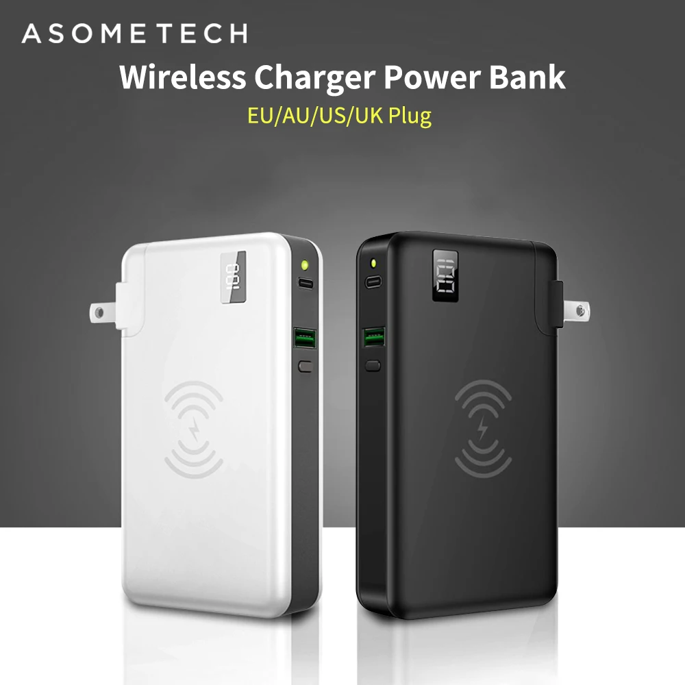 Внешний аккумулятор 3 в 1 с поддержкой быстрой зарядки и USB Type C|Внешние