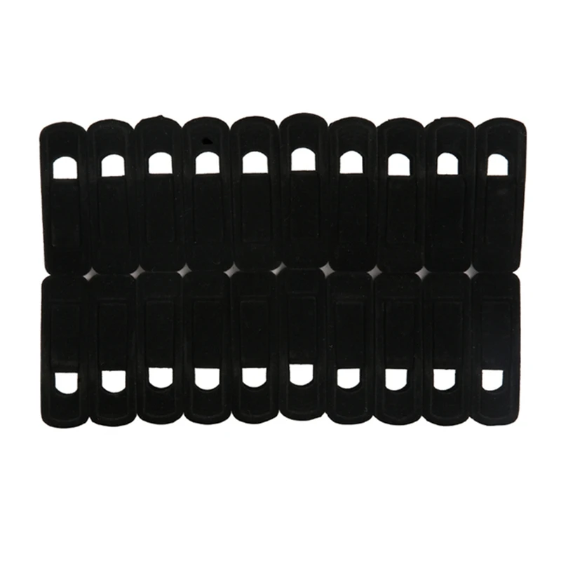 

20Pcs Artifical Velvet Flocked Non Slip Hanger Coat Clips Useful Clothes Clip Drying Racks Durable Windproof