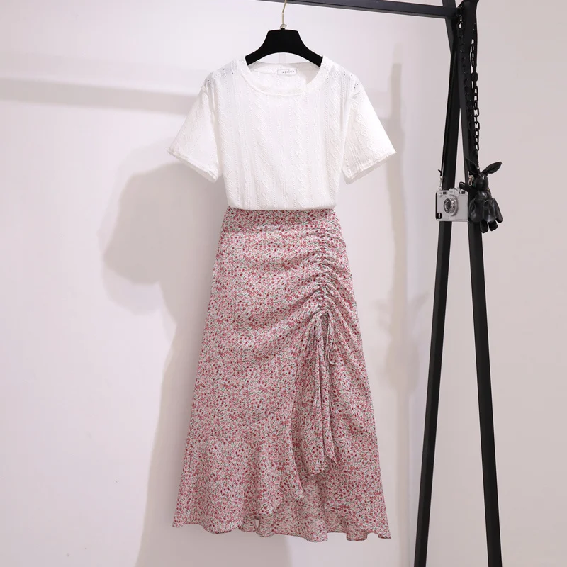 Фото Юбка костюм в гонконгском стиле Женский шикарный летний ретро Женская Милая юбка
