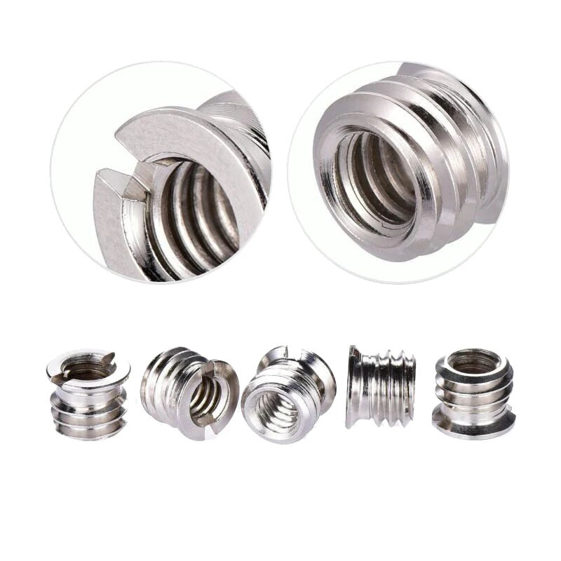 5 шт. стандартный переходник с резьбой на 1/4 3/8 дюйма для стабилизатора|Аксессуары