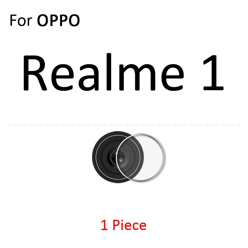 For Realme 1 Прозрачная задняя защитная пленка для объектива камеры OPPO Realme 1 2 3i 3 5S 5 Pro C2 Q XT X2 X Lite из закаленного стекла - Цвет: For Realme 1