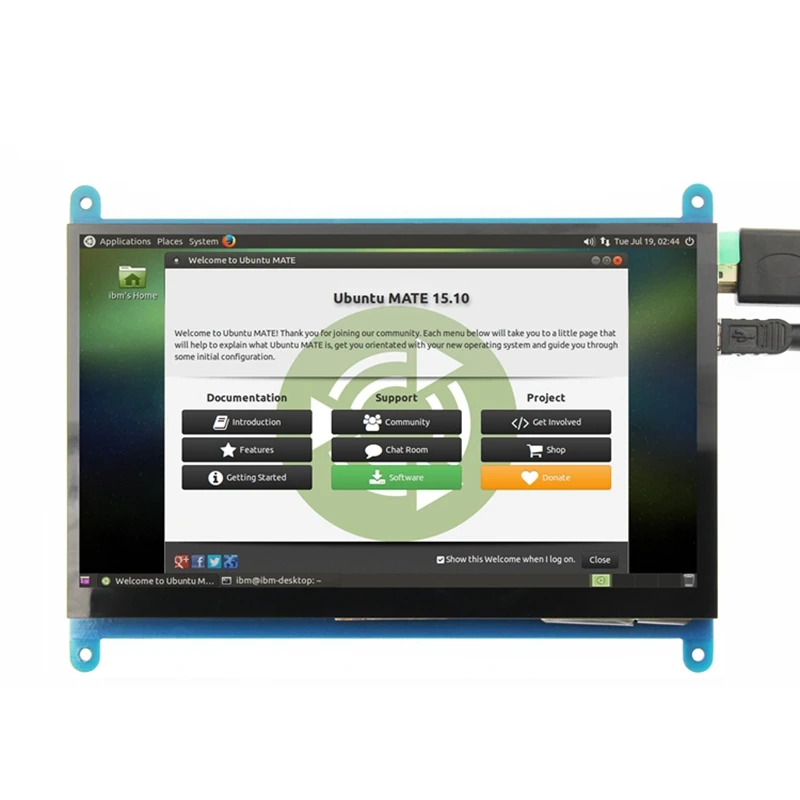 7-дюймовый ЖК-Дисплей HDMI Press Sn дисплей TFT ЖК-панель модуль 1024x600 для Banana Pi Raspberry