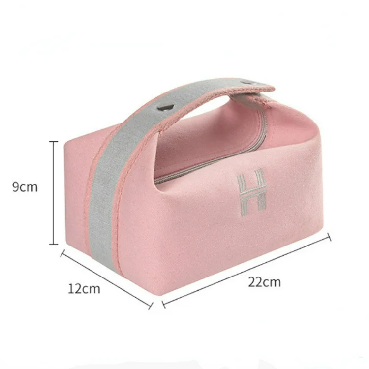 Простая Водонепроницаемая холщовая косметичка ins модная Осенняя новая Женский