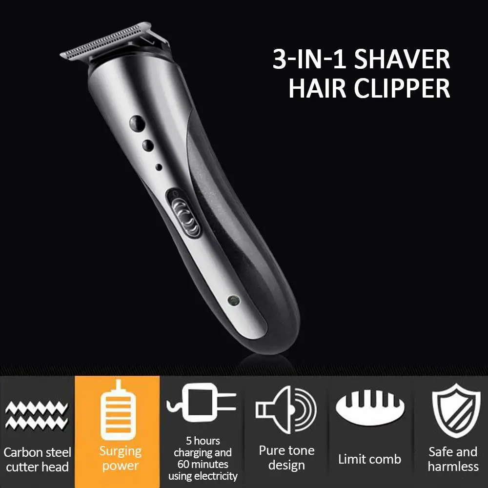 

Trimmers Shaving Razor Nose Hair Trimmer Fashion Portable Health Beauty Painless Clippers Silvery Three in One Stainless Steel