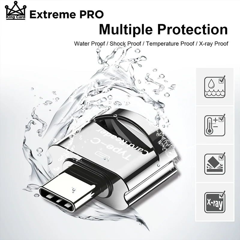 Кардридер Type-c для Micro SD-карт 64 ГБ 128 класс 10 карта памяти 8 16 32 Tarjeta Мини TF-карта