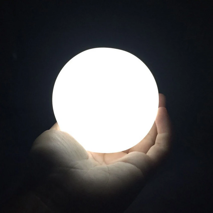 3D Printing LED Moon Lamp Night LR44 Button Battery Lunar Light 7 Color Flash Twinkle Atmosphere Children Gift | Лампы и освещение