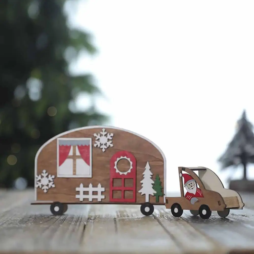 Новогоднее украшение автомобиля Санта-Клауса navidad decoraciones para el hogar Рождественское украшение noel ozdoby swiateczne@ 40