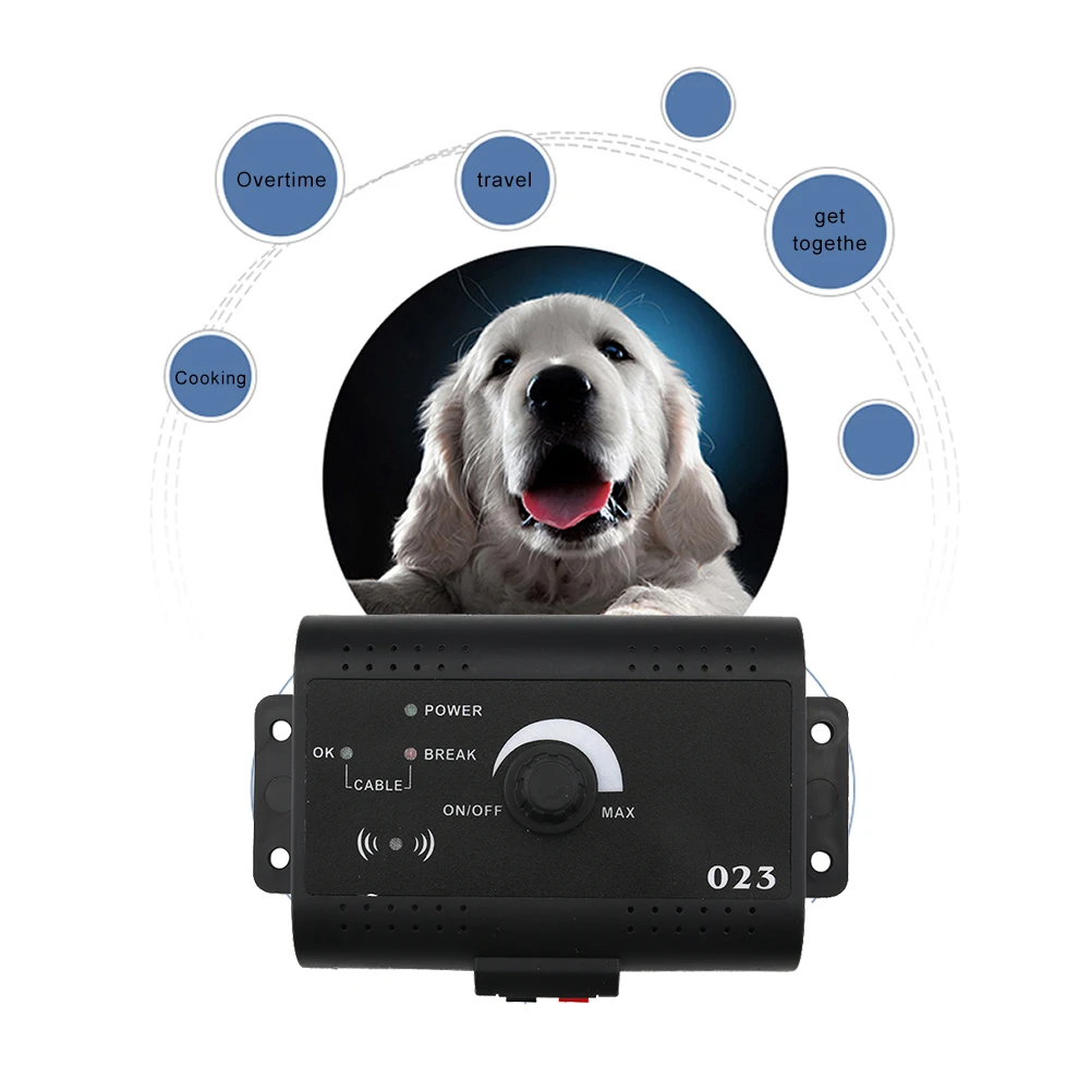 Электрический подземный собачий забор водостойкий ударный ошейник для