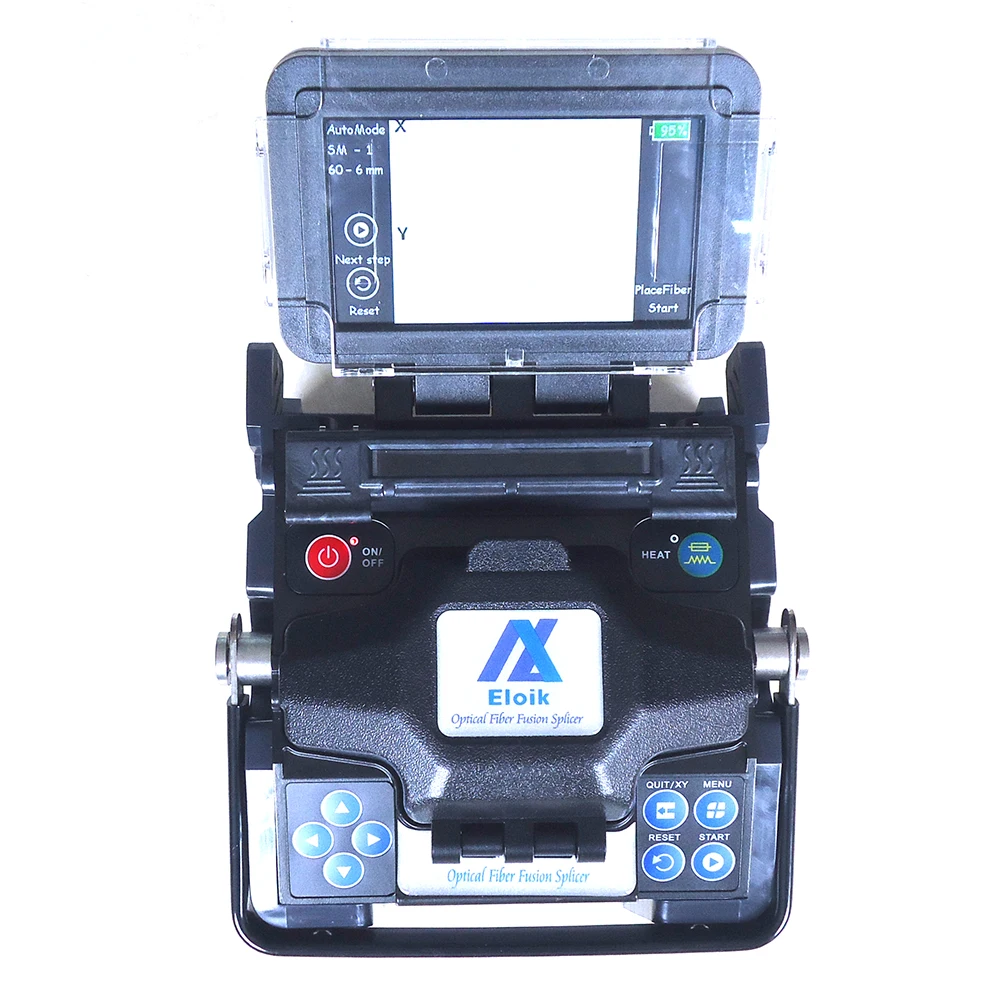

Eloik ALK-88 Professional SM&MM Automatic FTTH Fiber Optic Splicing Machine Optical Fiber Fusion Splicer