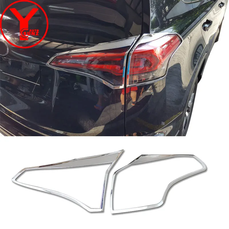 2016-2018 ABS хромированный задсветильник Крышка для toyota rav4 аксессуары rav 4 2018 детали
