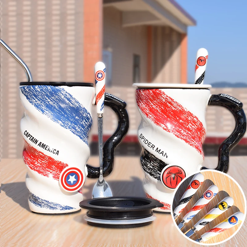 Высококачественная керамическая чашка спиральная кружка большой емкости с