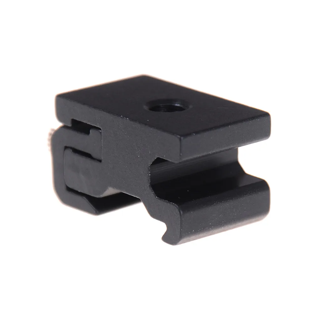 

1pc Camera Flash Hot Shoe Mount Adapter Bracket Mount Adapter With 1/4 Female Thread/Screw Hole Black
