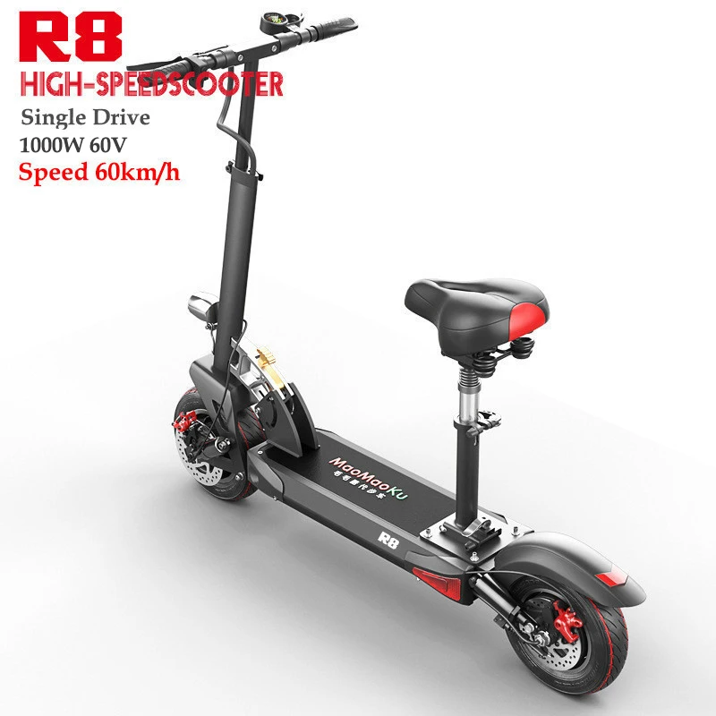 1000 Вт 60 в электрические скутеры для взрослых два колеса высокая скорость км/ч