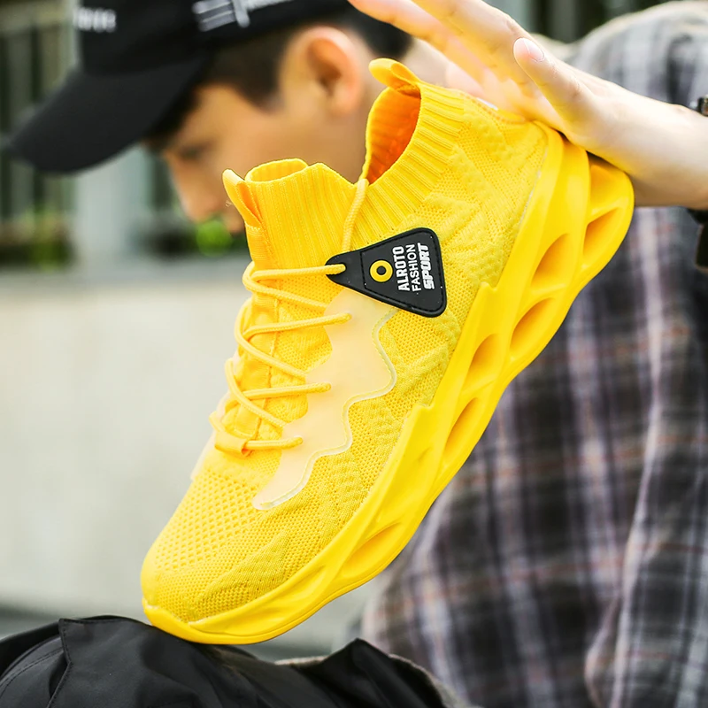 Горячая Распродажа светильник кроссовки удобные мужские Нескользящая уличная