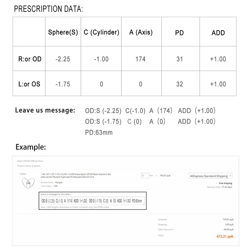 1 56 1 61 office progressive lenses with large and wide vision area for intermediate distance use like computer reading free global shipping