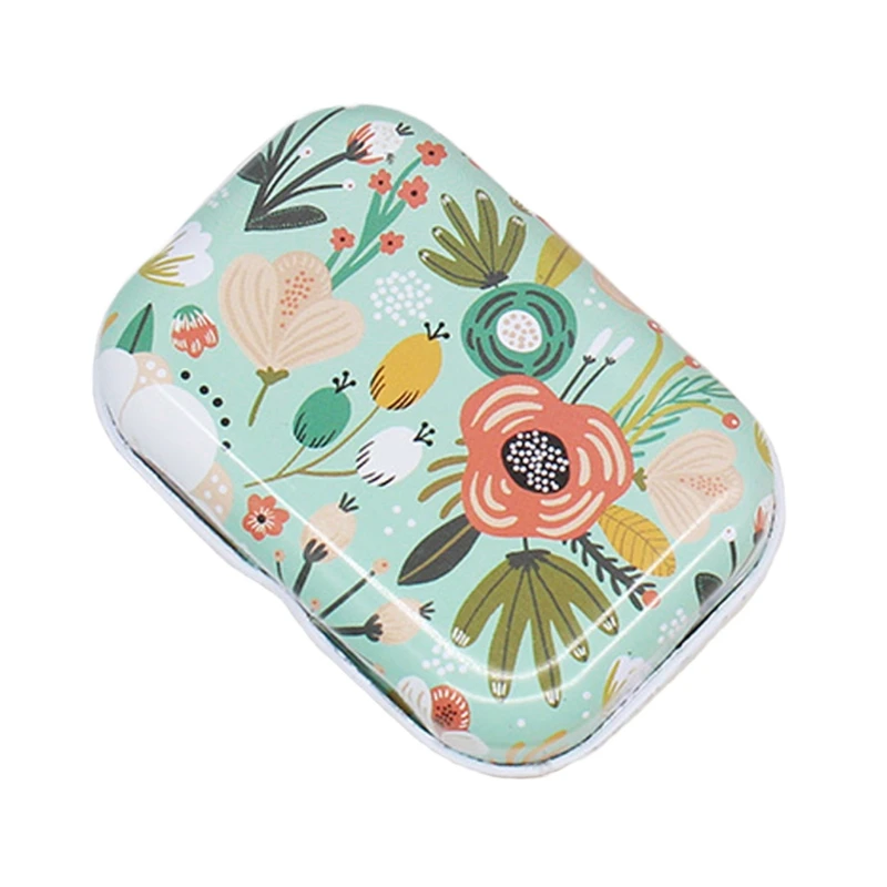 

32pcs Cartoon Flower Mini Tin Box Sealed Jar Packing Jewelry Candy Cans Coin Earrings Storage Container