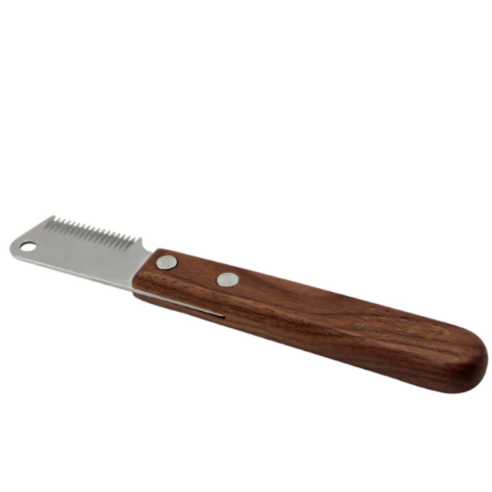 Питомцы расческа терьер курица выщипывание Ножи шнауцер собака инструмент для