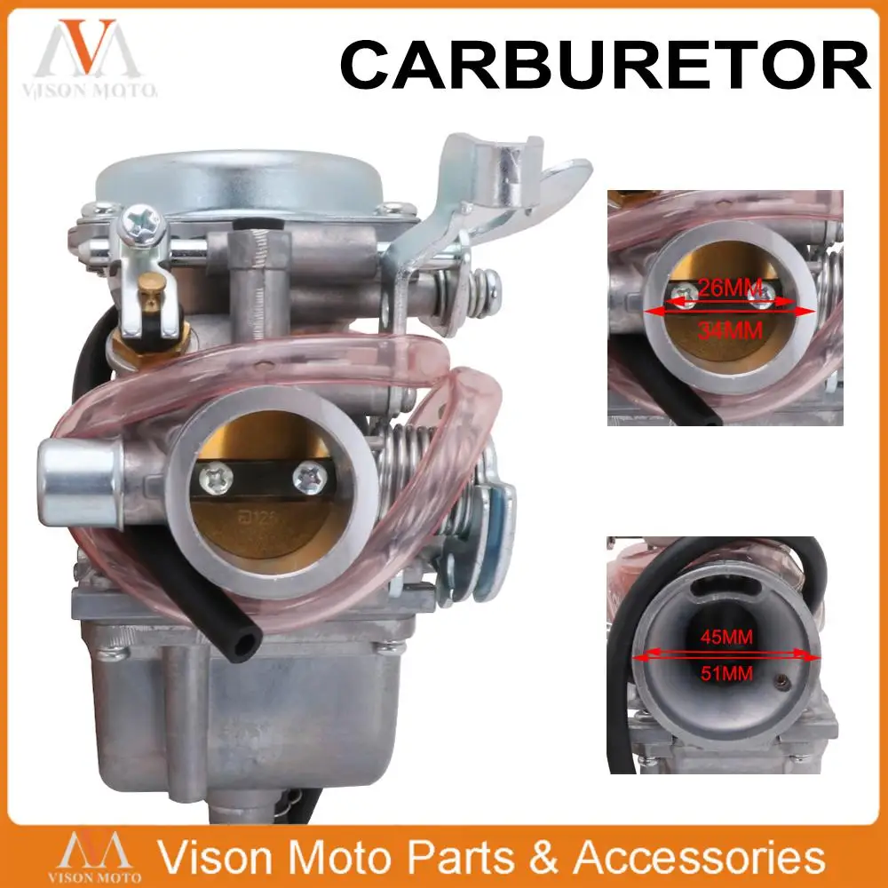 26 мм Высокое качество мотоцикл Карбюратор Carb Carburador для SUZUKI GN125 GN 125 для Mikuni 125cc скутер мотоцикл часть