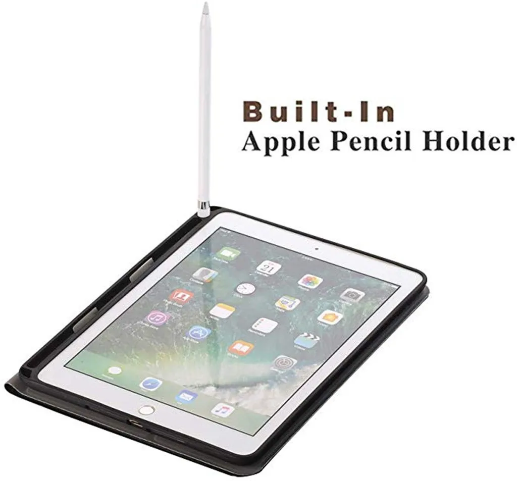 Съемный 7 видов цветов с Подсветкой Bluetooth клавиатура чехол для Apple iPad 7th 10 2 дюймов 2019 беспроводной в 1