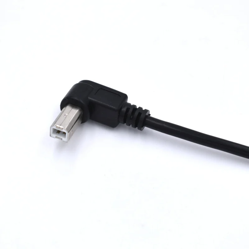 2 шт./лот Бесплатная доставка прямой угол 30 см USB Тип B штекер к 0 Штекер кабель для