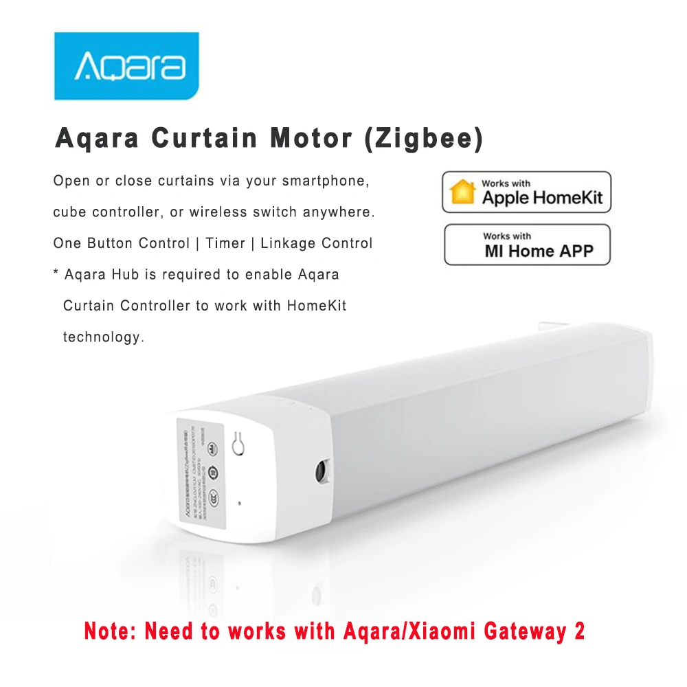 Мотор для штор Aqara Smart и направляющая моторизованная система дистанционного