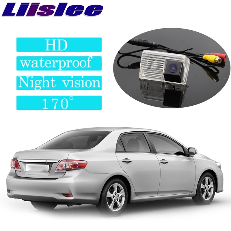 Камера заднего вида LiisleeCar для TOYOTA Corolla Автомобильная камера PAL/NTSC CCD + RCA|camera vw|camera