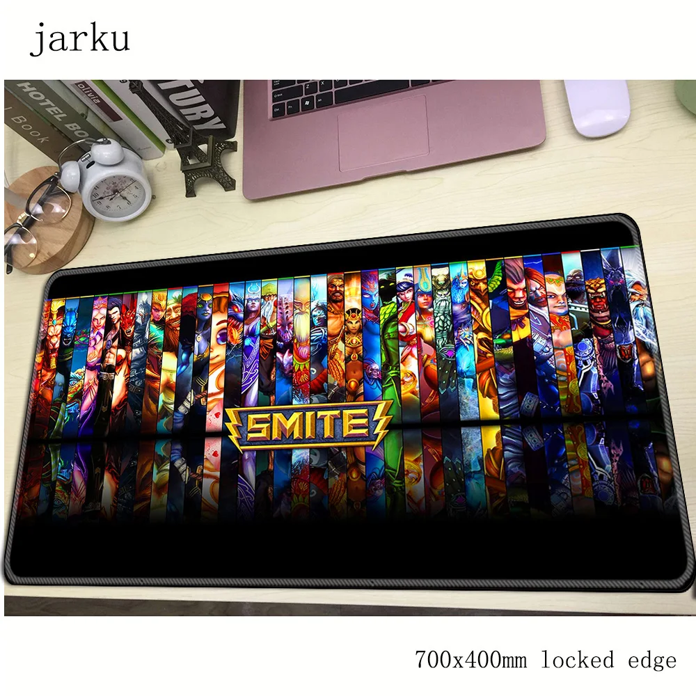 smite mousepad gamer 700x400X3MM gaming mouse pad large Customized notebook pc accessories laptop padmouse ergonomic mat | Компьютеры и