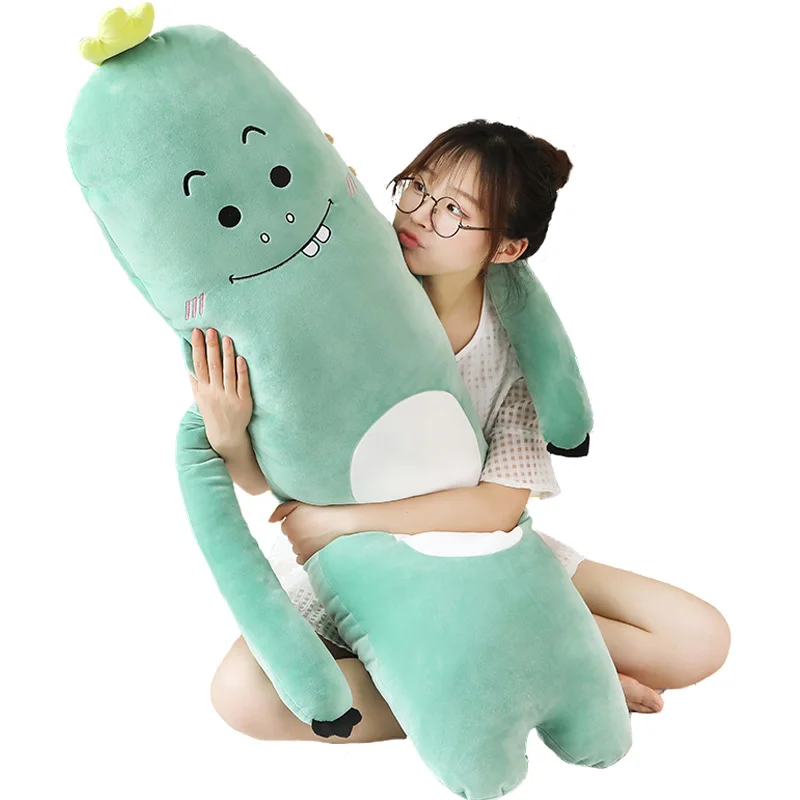 Длинная Подушка для мальчиков и девочек милый мультяшный спальный диван