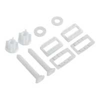1set plastic toilet seat screw bathroom accessories hinge bolt pad hardwares flexible white toilet seats replacement