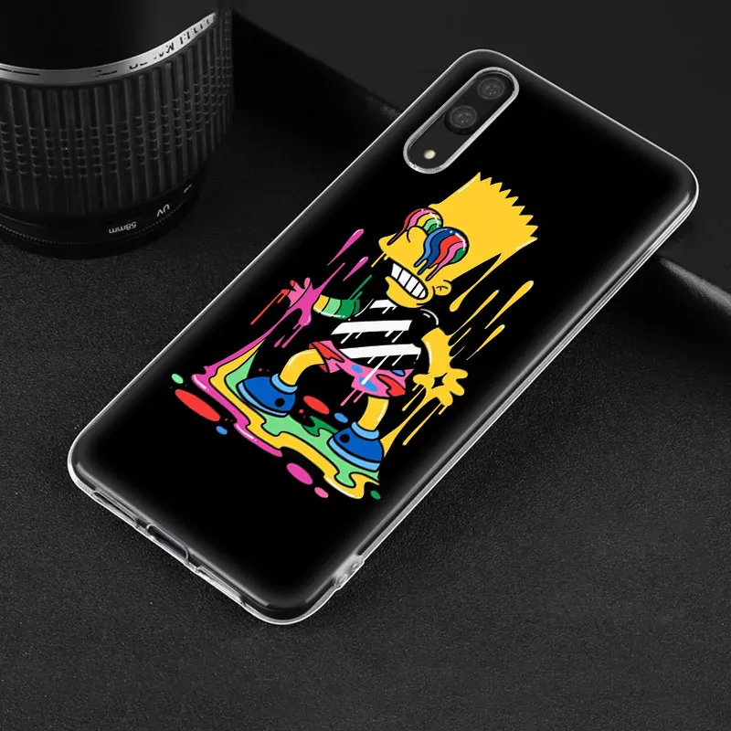 001 Забавный Симпсон Мягкий силиконовый чехол для телефона huawei P30 P20 Pro P10 P9 P8 Lite P Smart Z Plus NOVA 3 3i 5i 5 5Pro чехол - Цвет: 001