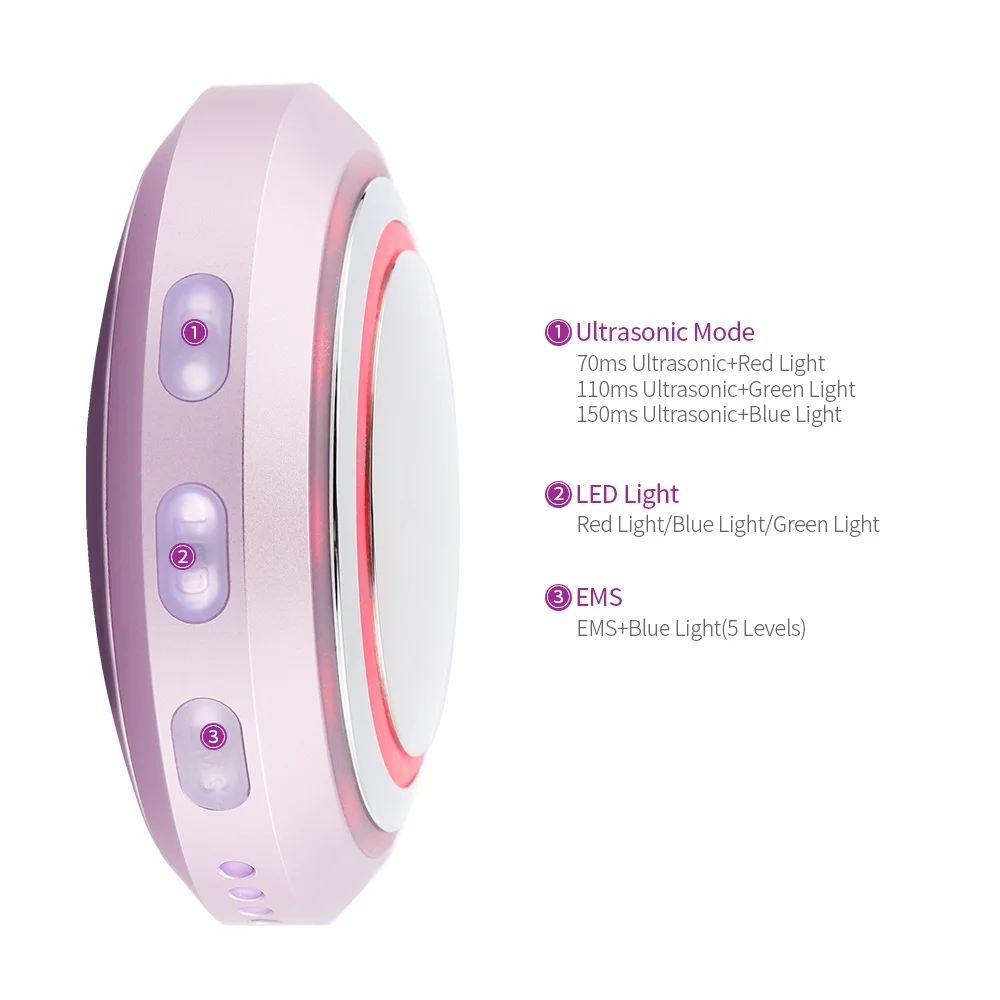 Kopen 3D Ultrasone Vermagering Machine Body & Gezicht Afslanken Instrucment Huidverzorging Tool Spierstimulator Elektroden Massager Voor Body