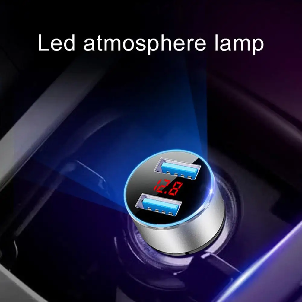 Автомобильное зарядное устройство Quick Charge 3 0 с 2 USB портами и поддержкой быстрой