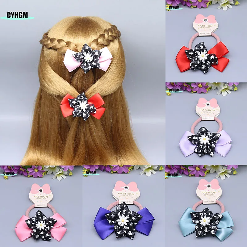 Новая мода обтянутая тканью Пакет резинки для волос резинка в африканском стиле