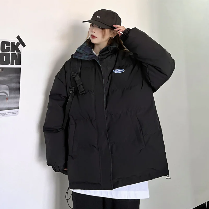 2021 New Winter Jacket Parkas Women Cotton Jacket Hooded Parka Warm Female Cotton Padded Jacket Casual Outwear