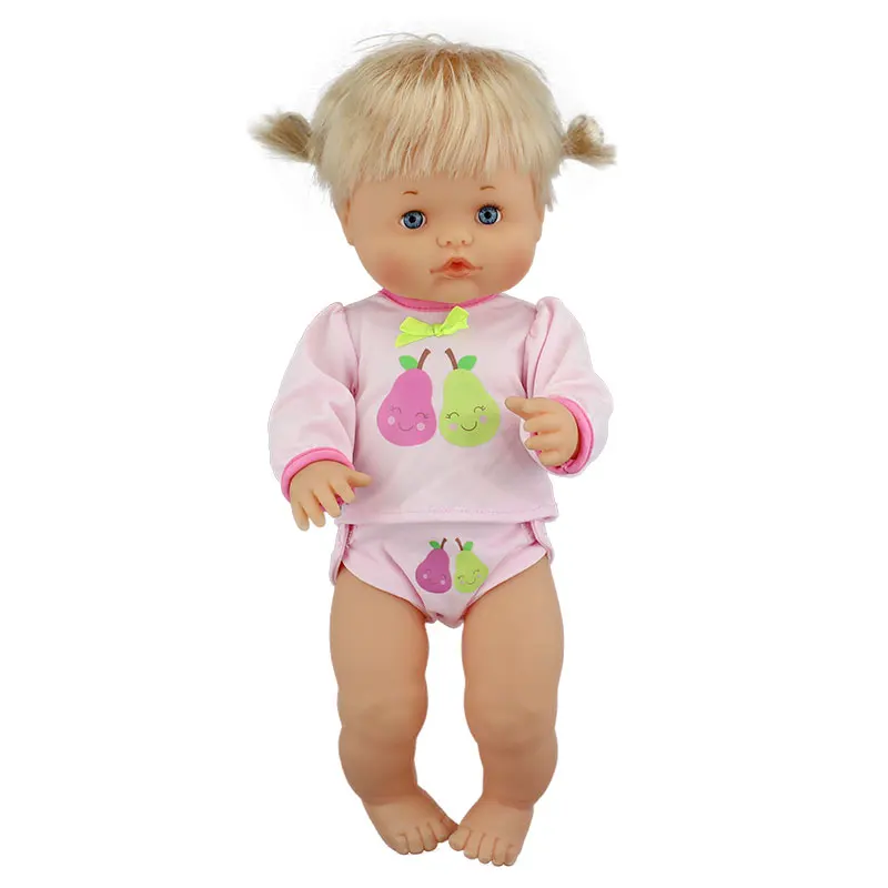 Новая многократная стильная одежда подходит 40 см 41 см кукла Nenuco Ropa y su Hermanita фиолетовая футболка с длинными рукавами в фиолетовый горошек брюки со шляпой